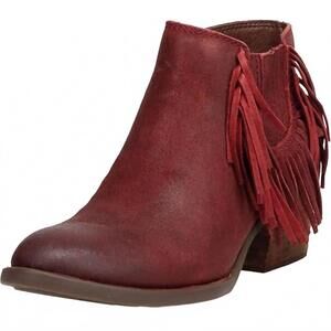 NEW BONDI BORN women's danni boot in dark red